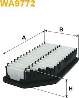 WIX Filters WA9772 - Въздушен филтър vvparts.bg