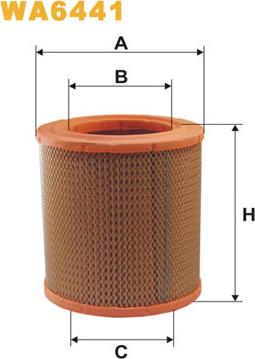 WIX Filters WA6441 - Въздушен филтър vvparts.bg