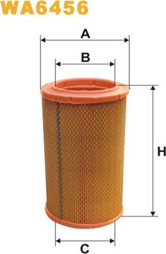 WIX Filters WA6456 - Въздушен филтър vvparts.bg