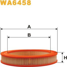 WIX Filters WA6458 - Въздушен филтър vvparts.bg