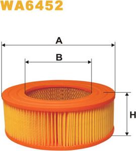 WIX Filters WA6452 - Въздушен филтър vvparts.bg