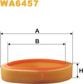 WIX Filters WA6457 - Въздушен филтър vvparts.bg