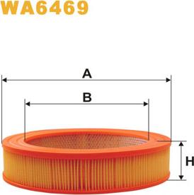 WIX Filters WA6469 - Въздушен филтър vvparts.bg