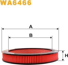 WIX Filters WA6466 - Въздушен филтър vvparts.bg