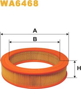 WIX Filters WA6468 - Въздушен филтър vvparts.bg