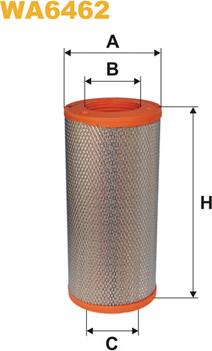 WIX Filters WA6462 - Въздушен филтър vvparts.bg