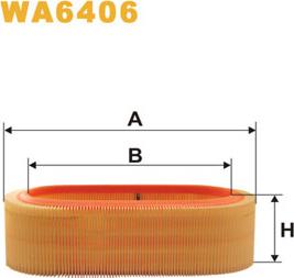 WIX Filters WA6406 - Въздушен филтър vvparts.bg