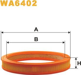 WIX Filters WA6402 - Въздушен филтър vvparts.bg