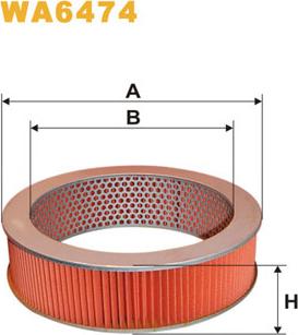 WIX Filters WA6474 - Въздушен филтър vvparts.bg