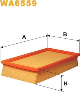 WIX Filters WA6559 - Въздушен филтър vvparts.bg