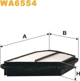 WIX Filters WA6554 - Въздушен филтър vvparts.bg