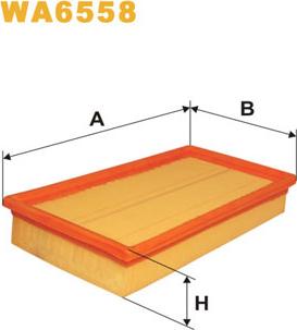 WIX Filters WA6558 - Въздушен филтър vvparts.bg