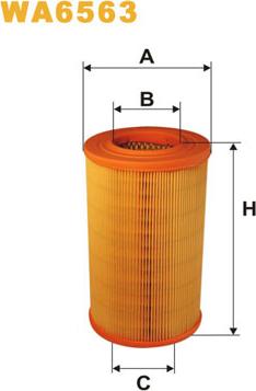 WIX Filters WA6563 - Въздушен филтър vvparts.bg