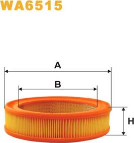 WIX Filters WA6515 - Въздушен филтър vvparts.bg