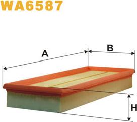 WIX Filters WA6587 - Въздушен филтър vvparts.bg