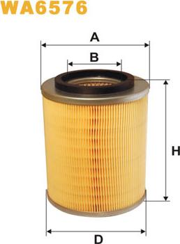 WIX Filters WA6576 - Въздушен филтър vvparts.bg