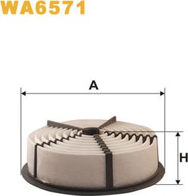 WIX Filters WA6571 - Въздушен филтър vvparts.bg