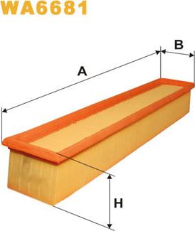 WIX Filters WA6681 - Въздушен филтър vvparts.bg