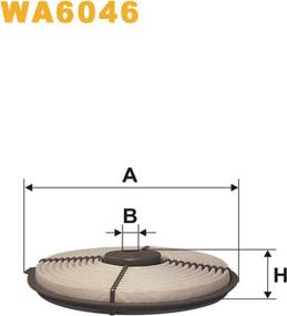 WIX Filters WA6046 - Въздушен филтър vvparts.bg