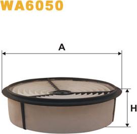 WIX Filters WA6050 - Въздушен филтър vvparts.bg