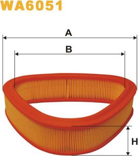 WIX Filters WA6051 - Въздушен филтър vvparts.bg