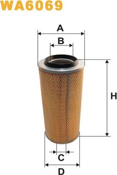 WIX Filters WA6069 - Въздушен филтър vvparts.bg