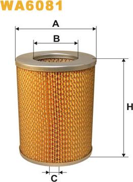 WIX Filters WA6081 - Въздушен филтър vvparts.bg