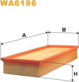 WIX Filters WA6196 - Въздушен филтър vvparts.bg