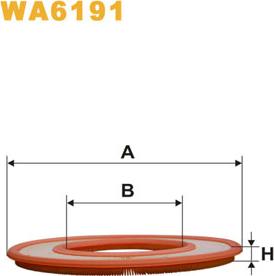 WIX Filters WA6191 - Въздушен филтър vvparts.bg