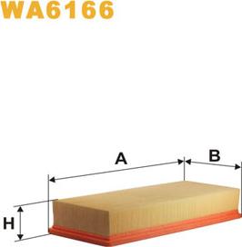 WIX Filters WA6166 - Въздушен филтър vvparts.bg