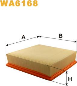 WIX Filters WA6168 - Въздушен филтър vvparts.bg