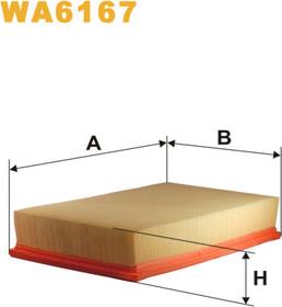 WIX Filters WA6167 - Въздушен филтър vvparts.bg