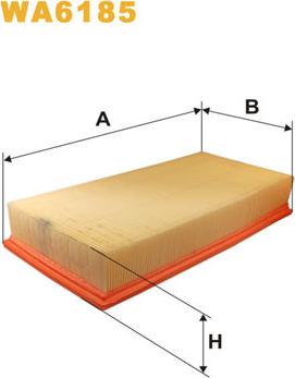 WIX Filters WA6185 - Въздушен филтър vvparts.bg