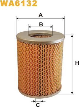 WIX Filters WA6132 - Въздушен филтър vvparts.bg