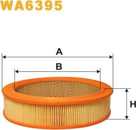 WIX Filters WA6395 - Въздушен филтър vvparts.bg