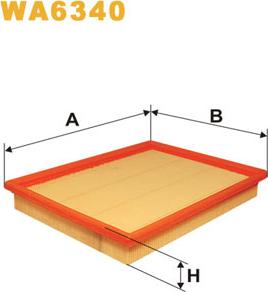 WIX Filters WA6340 - Въздушен филтър vvparts.bg