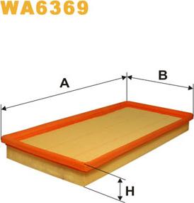 WIX Filters WA6369 - Въздушен филтър vvparts.bg