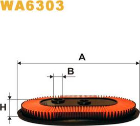 WIX Filters WA6303 - Въздушен филтър vvparts.bg