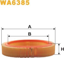 WIX Filters WA6385 - Въздушен филтър vvparts.bg