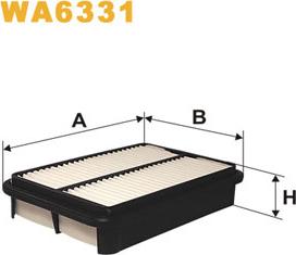 WIX Filters WA6331 - Въздушен филтър vvparts.bg