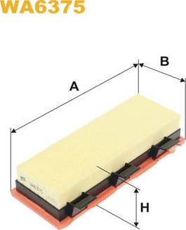 WIX Filters WA6375 - Въздушен филтър vvparts.bg