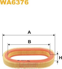 WIX Filters WA6376 - Въздушен филтър vvparts.bg