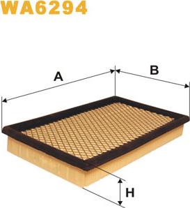 WIX Filters WA6294 - Въздушен филтър vvparts.bg