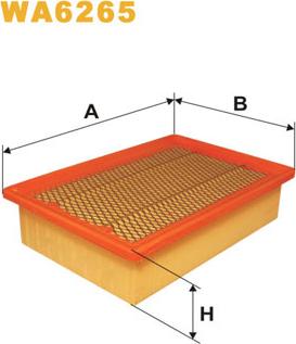 WIX Filters WA6265 - Въздушен филтър vvparts.bg