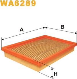 WIX Filters WA6289 - Въздушен филтър vvparts.bg