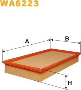 WIX Filters WA6223 - Въздушен филтър vvparts.bg