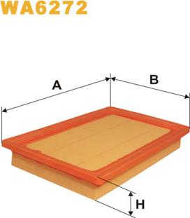 WIX Filters WA6272 - Въздушен филтър vvparts.bg