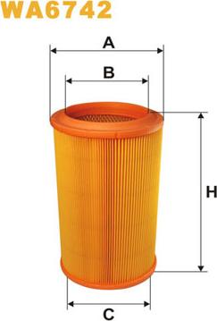 WIX Filters WA6742 - Въздушен филтър vvparts.bg