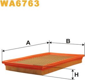 WIX Filters WA6763 - Въздушен филтър vvparts.bg