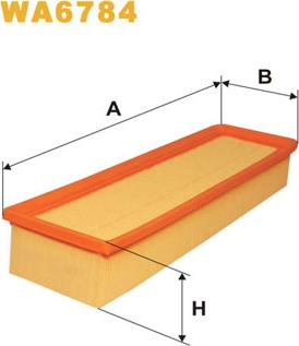 WIX Filters WA6784 - Въздушен филтър vvparts.bg